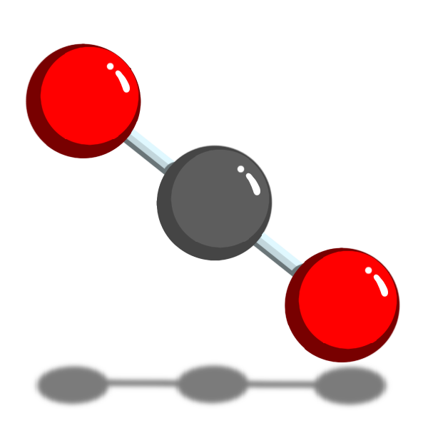 CO2 Carbon Dioxide Molecule